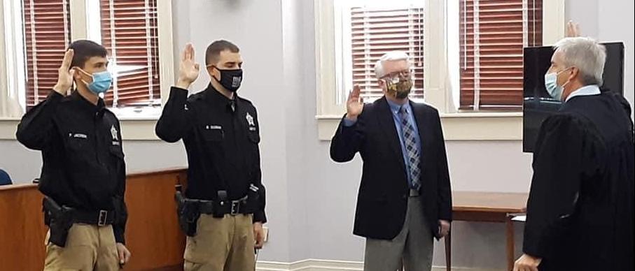 Swearing in photo
